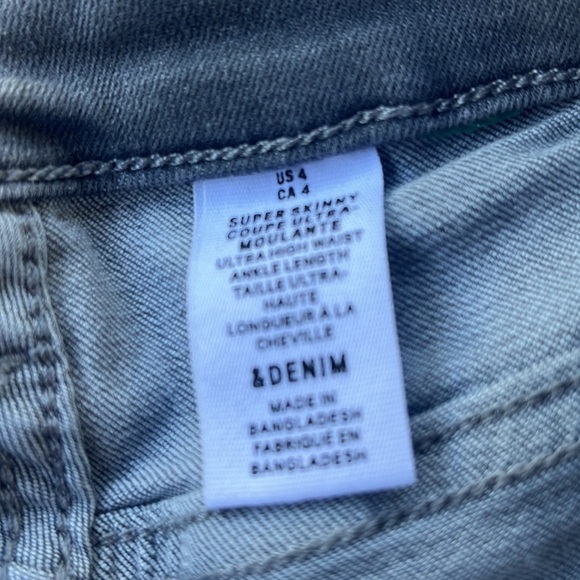 &Denim Gray Jeans - Picture 2 of 4